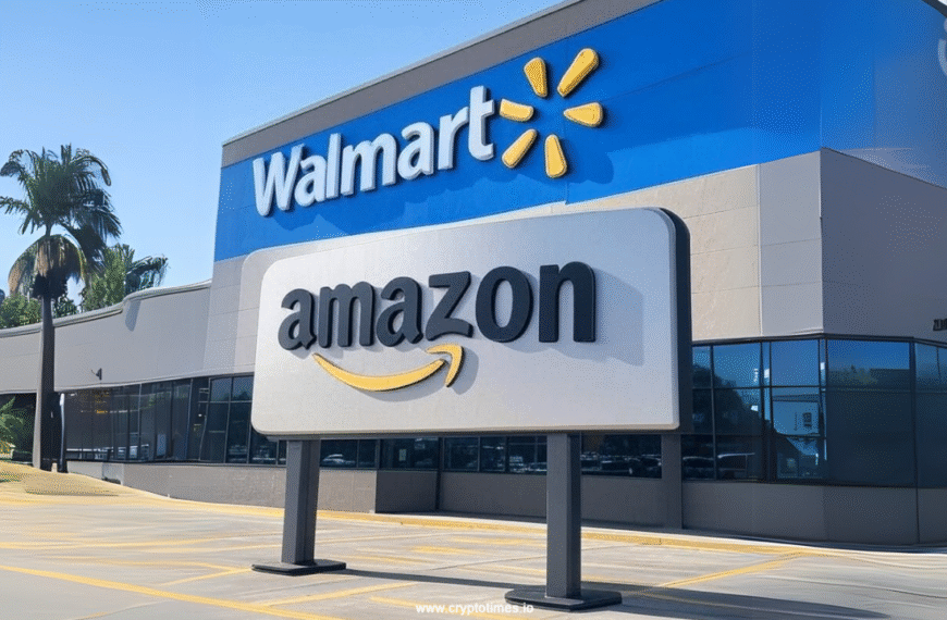 Walmart & Amazon Explore Crypto Payments…